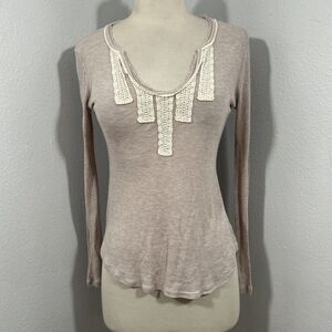 Banana Republic Top Womens XS Crochet Fairycore Grunge Bella Swan Y2K